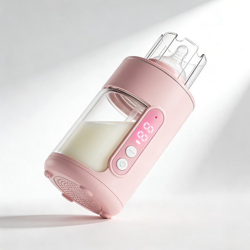 Kantelbare milkshaker met warmtebehoud